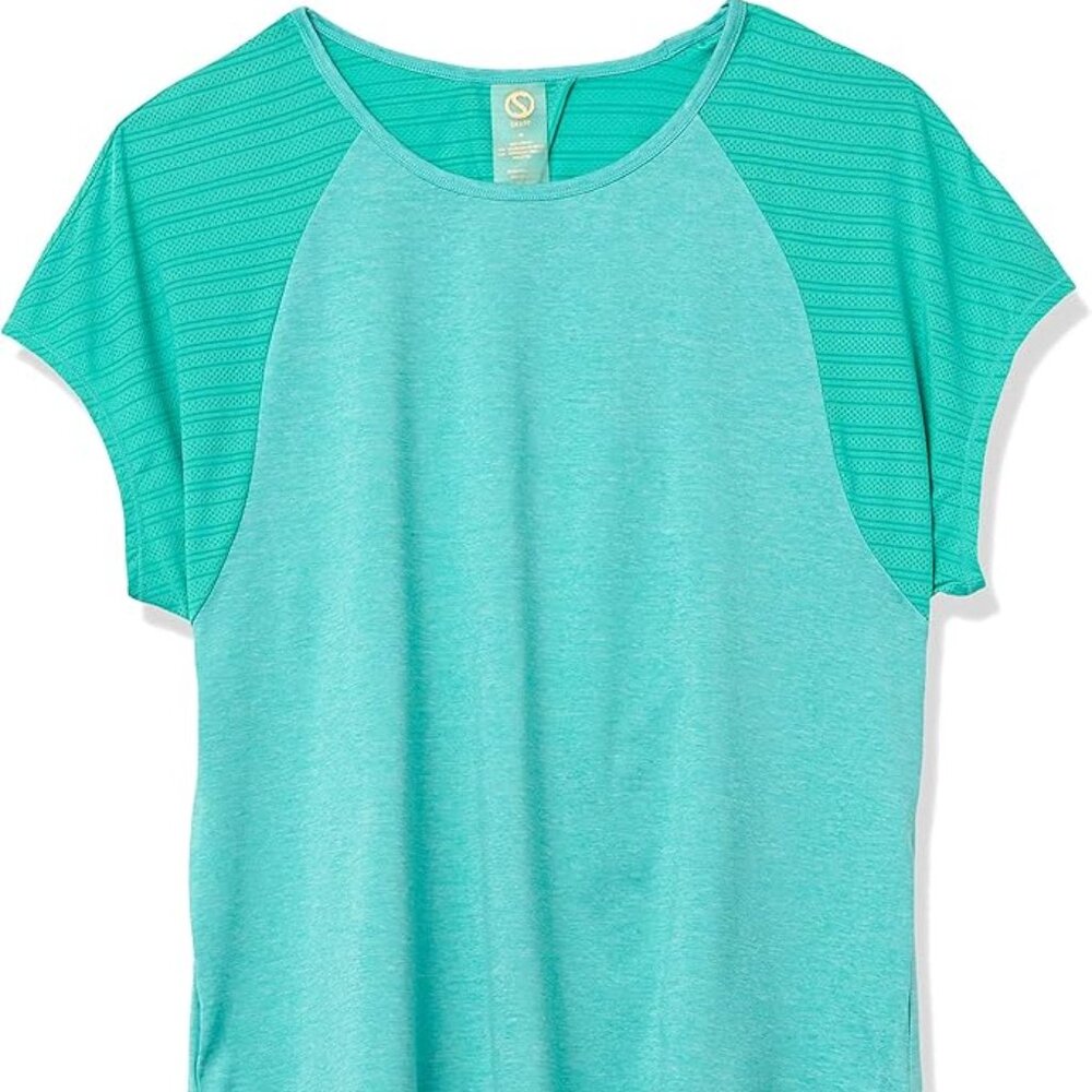 SHAPE activewear Women's Playa Tee, Atlantis, L